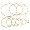 Argolla Grande 5.134.006.50 Oro Laminado, Pulido, Tono Dorado