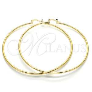 Argolla Extra Grande 5.134.002.70 Oro Laminado, Pulido, Tono Dorado
