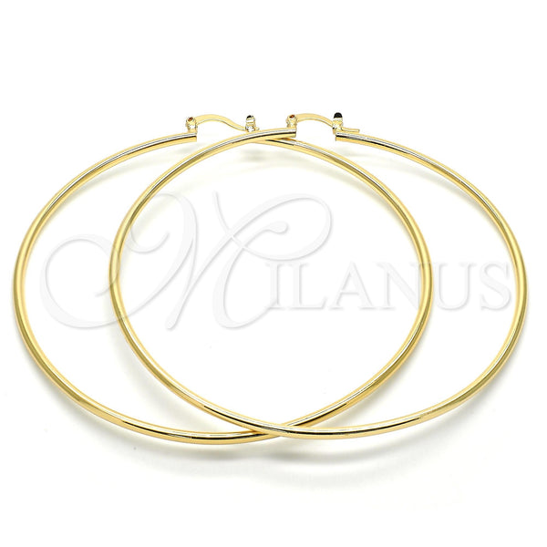 Argolla Extra Grande 5.134.002.70 Oro Laminado, Pulido, Tono Dorado