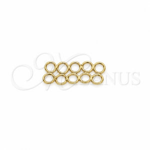 Gargantilla Elegante 147.049 Ring (10) Oro Laminado, Pulido, Tono Dorado