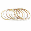 Aro Semanario 03.49.0004.05 Chapa de Oro, Diamantado, Tres Tonos (04 MM Thickness, Size 5 (2.50 Diameter))