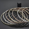 Aro Semanario 03.49.0004.05 Chapa de Oro, Diamantado, Tres Tonos (04 MM Thickness, Size 5 (2.50 Diameter))