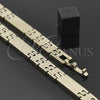 Pulsera Solida 5.018.005 Oro Laminado, Pulido, Tono Dorado (06 MM Thickness, 8 Inches Length)
