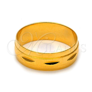 Anillo de Boda 01.63.0509.06 Oro Laminado, Diamantado, Tono Dorado (Size 6)