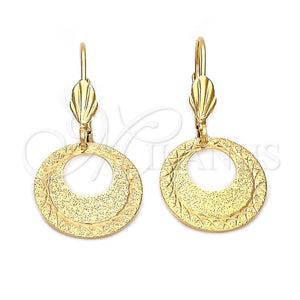 Arete Colgante 5.121.013 Oro Laminado, Mate, Tono Dorado