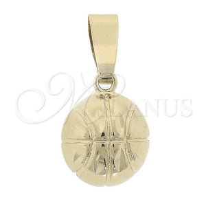 Dije Elegante 5.183.031 Oro Laminado, Pulido, Tono Dorado