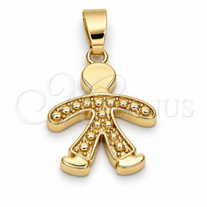 Dije Elegante 5.183.023 Oro Laminado, Diamantado, Tono Dorado