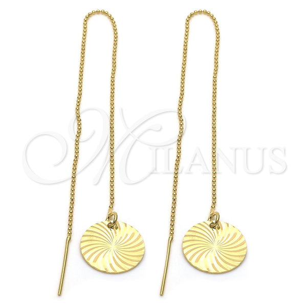 Arete Violador 5.117.006 Oro Laminado, Pulido, Tono Dorado