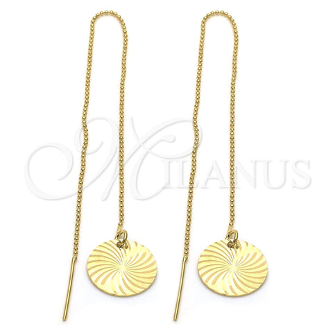 Arete Violador 5.117.006 Oro Laminado, Pulido, Tono Dorado