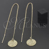 Arete Violador 5.119.011 Oro Laminado, Mate, Tono Dorado