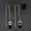 Arete Violador 5.113.010 Oro Laminado, Diseño de Manos, Pulido, Tono Dorado