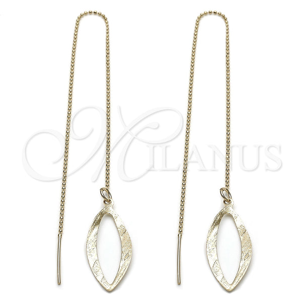 Arete Violador 5.116.012 Oro Laminado, Pulido, Tono Dorado