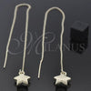Arete Violador 5.114.008 Oro Laminado, Diseño de Estrella, Pulido, Tono Dorado