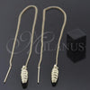 Arete Violador 5.118.009 Oro Laminado, Pulido, Tono Dorado