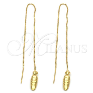 Arete Violador 5.118.009 Oro Laminado, Pulido, Tono Dorado