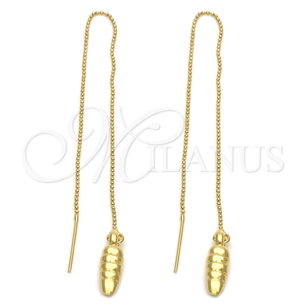Arete Violador 5.118.009 Oro Laminado, Pulido, Tono Dorado