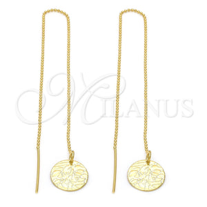 Arete Violador 5.115.009 Oro Laminado, Pulido, Tono Dorado