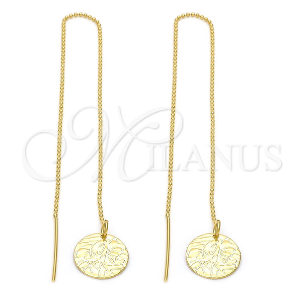 Arete Violador 5.115.009 Oro Laminado, Pulido, Tono Dorado