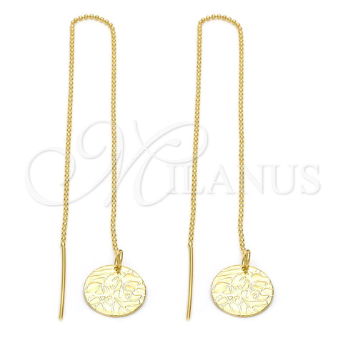 Arete Violador 5.115.009 Oro Laminado, Pulido, Tono Dorado