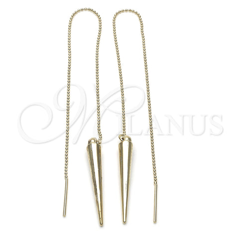 Arete Violador 5.117.007 Oro Laminado, Pulido, Tono Dorado