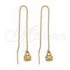 Arete Violador 5.116.009 Oro Laminado, Diseño de Osito, Pulido, Tono Dorado