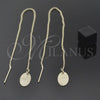 Arete Violador 5.115.012 Oro Laminado, Pulido, Tono Dorado