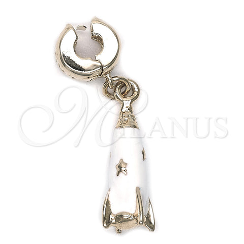 Dije Love Link 5.163.009 Oro Laminado, Esmaltado, Tono Dorado