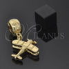 Dije Love Link 5.163.008 Oro Laminado, Pulido, Tono Dorado