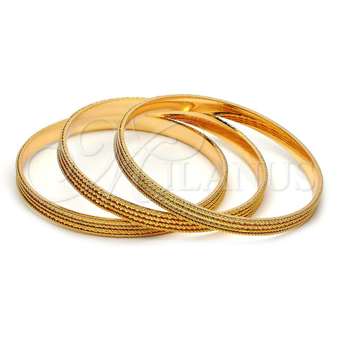 Aro Trio 03.53.0001.06 Chapa de Oro, Diamantado, Tono Dorado (06 MM Thickness, Size 6 (2.75 Diameter))