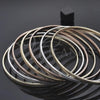 Aro Semanario 03.53.0005.05 Chapa de Oro, Diamantado, Tres Tonos (03 MM Thickness, Size 5 (2.50 Diameter))