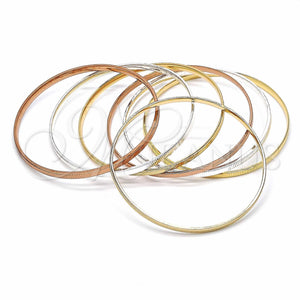 Aro Semanario 03.53.0005.05 Chapa de Oro, Diamantado, Tres Tonos (03 MM Thickness, Size 5 (2.50 Diameter))