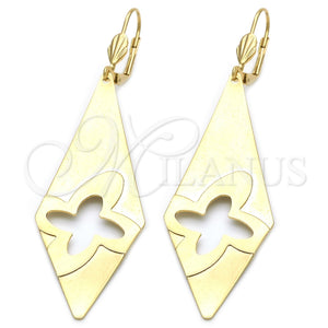 Arete Colgante 5.067.004 Oro Laminado, Pulido, Tono Dorado
