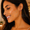 Arete Dormilona 5.126.056.2 *PROMO* Oro Laminado, Diseño de Nudo, Esmaltado Rojo, Tono Dorado
