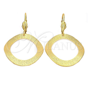Arete Colgante 5.098.006 Oro Laminado, Mate, Tono Dorado