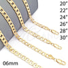 Gargantilla Basica 5.223.003.30 Oro Laminado, Diseño de Cubana Pave, Diamantado, Tono Dorado (160 Gauge, 07 MM Thickness, 30 Inches Length)