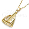 Dije Elegante 5.180.026 Oro Laminado, Diamantado, Tono Dorado