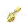 Dije Elegante 5.180.041 Oro Laminado, Diamantado, Tono Dorado