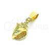 Dije Elegante 5.180.041 Oro Laminado, Diamantado, Tono Dorado