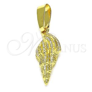Dije Elegante 5.180.021 Oro Laminado, Diamantado, Tono Dorado