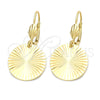Arete Colgante 5.103.011 Oro Laminado, Pulido, Tono Dorado