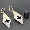 Arete Colgante 5.078.007 Oro Laminado, Pulido, Tres Tonos