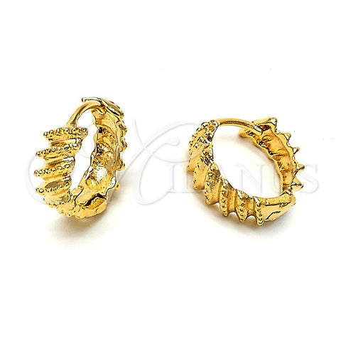 Argolla Huggie 5.133.002 Oro Laminado, Pulido, Tono Dorado