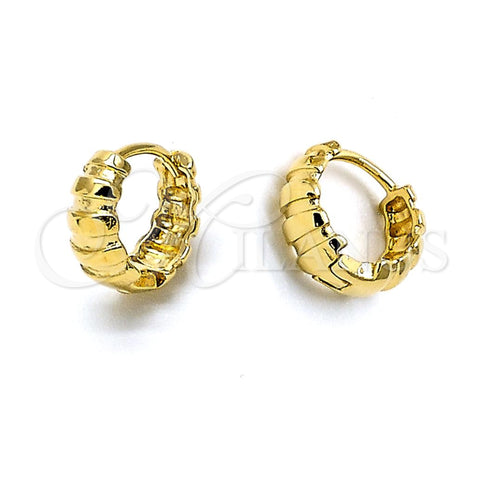 Argolla Huggie 5.133.008 Oro Laminado, Pulido, Tono Dorado