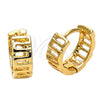 Argolla Huggie 5.133.022 Oro Laminado, Pulido, Tono Dorado