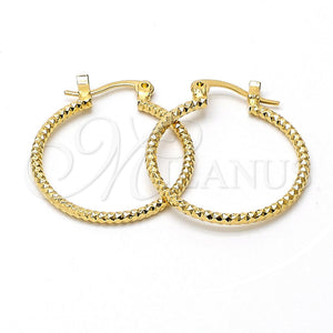 Argolla Pequeña 5.139.032.25 Oro Laminado, Diamantado, Tono Dorado