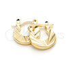 Argolla Pequeña 5.157.033 Oro Laminado, Diamantado, Tono Dorado
