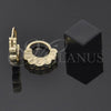 Argolla Pequeña 5.157.034 Oro Laminado, Diamantado, Tono Dorado