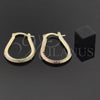 Argolla Mediana 5.145.015 Oro Laminado, Mate, Tres Tonos
