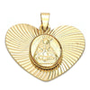 Dije Religioso 5.195.011 Oro Laminado, Diseño de Altagracia, Diamantado, Tono Dorado