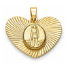 Dije Religioso 5.195.017 Oro Laminado, Diseño de San Lazaro, Diamantado, Tono Dorado
